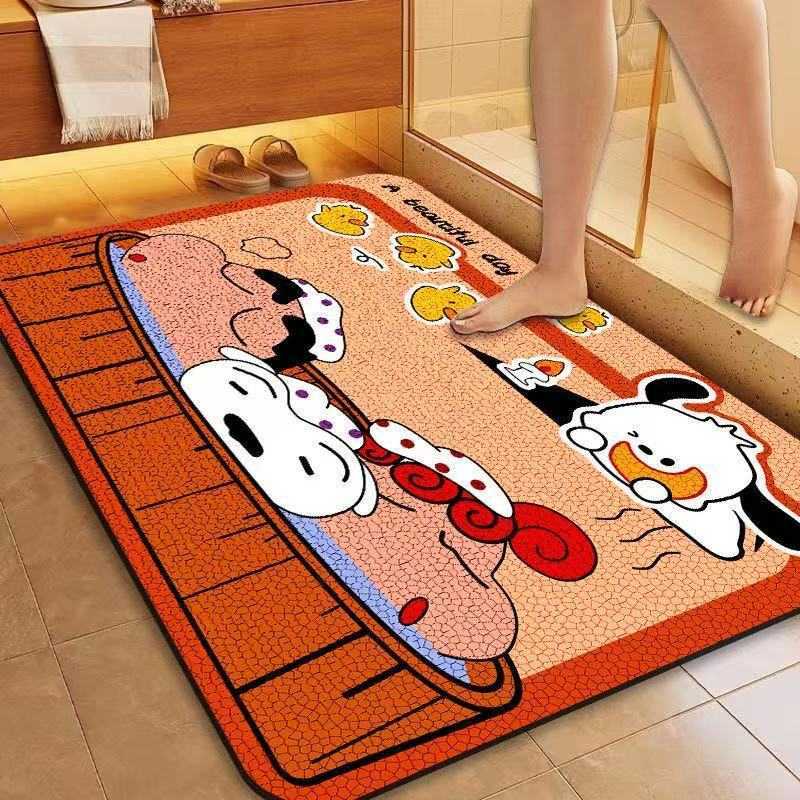 HighEnd Diatomaceous Earth Bathroom Mat Home Entryway Foot Mat Bathroom Toilet WaterAbsorbent QuickDry Foot Mat C250917