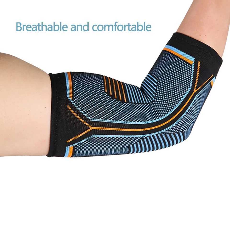 LOOGDEEL 1Pcs Sports Knit Elbow Brace Weightlifting Compression Support Reduce Tennis Golfers Elbow Golfers Elbow Pain Relief J250917