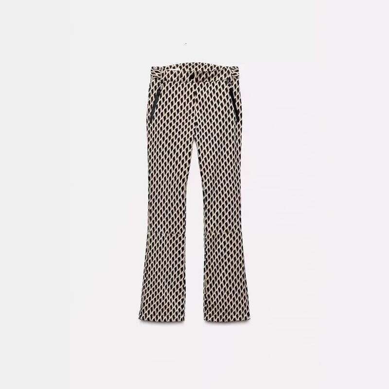 2025Warm Fleece Tight Ski Suit with Bell Bottom Pants Women's Fashionable Polyester Fiber Clothing Set from Mainland China