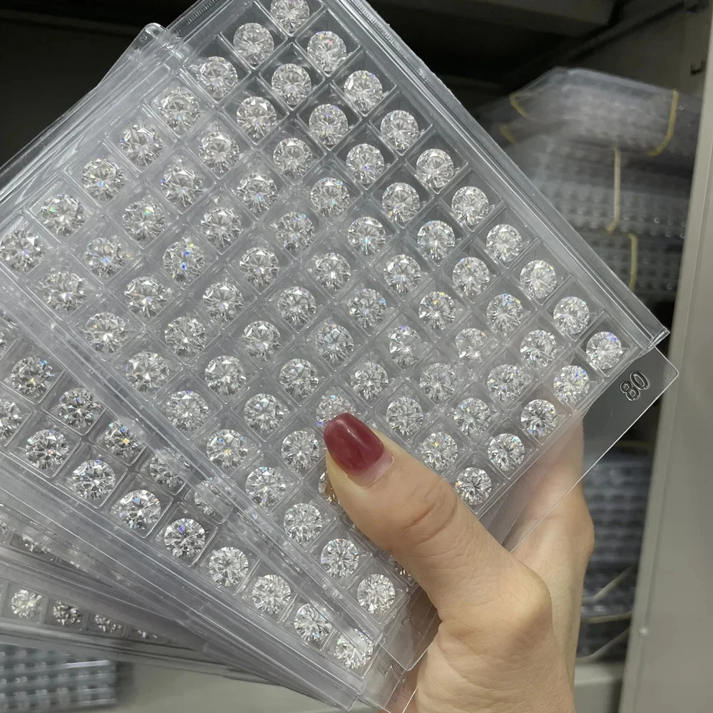 Premium Loose Stone D Color Gemstones Factory Wholesale Lab Grown Diamond For Jewelry Making 250916