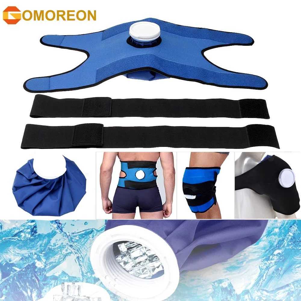 1Pcs Shoulder Knee Ankle Waist Bracewith IceHot Compress Cloth Pack Holder for SprainsMuscle Pain BruisesInjuriesSwelling J2509171