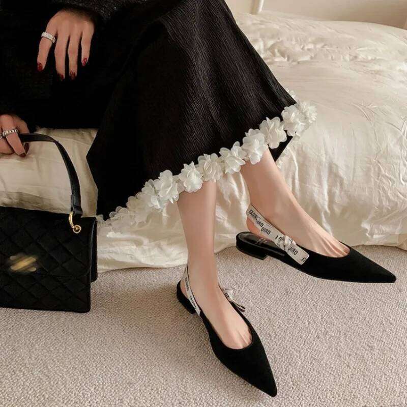 2025 Fashionable Spring New Simple Loafers Outdoor Walking Comfortable Shallow Slip-On Women's Flat Shoes Plus Size