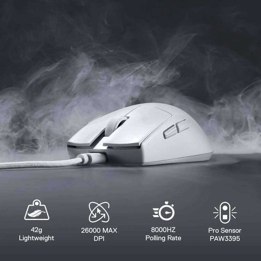 Redragon M996 Wired 8K 26,000 Max DPI 2.4G Gaming Mouse