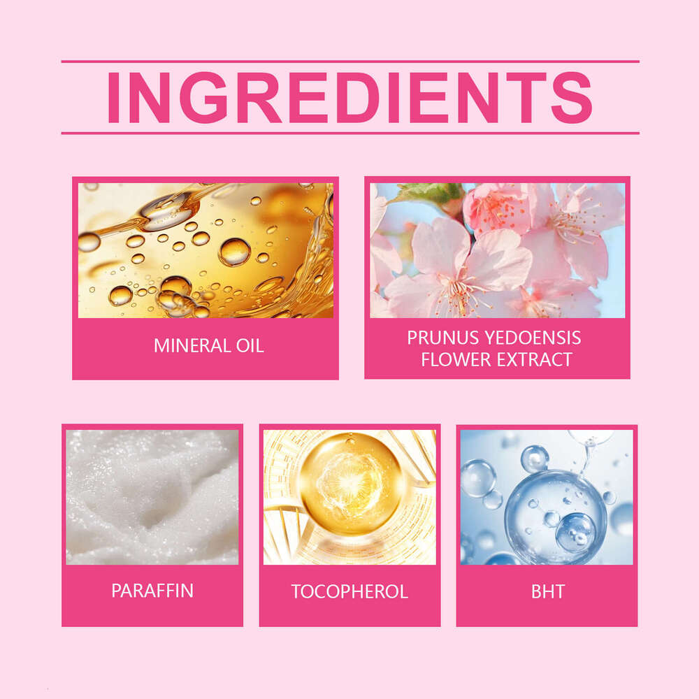 Viareline Sakura Sleeping Balm Brightens Skin Moisturizes Improves Lip Lines Gentle Hydration