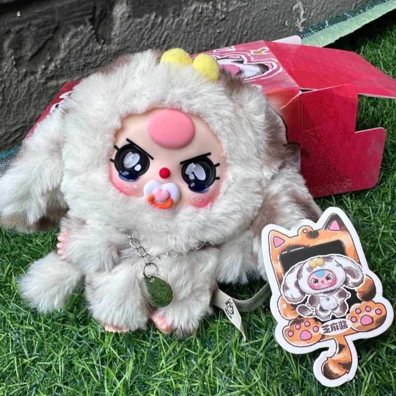 Genuine Baby Three Cats And Dogs Series Blind Box Cute Vinyl Plush Doll Bag Pendant Decor Trendy Toy Surprise Girls Kids Gift C250917