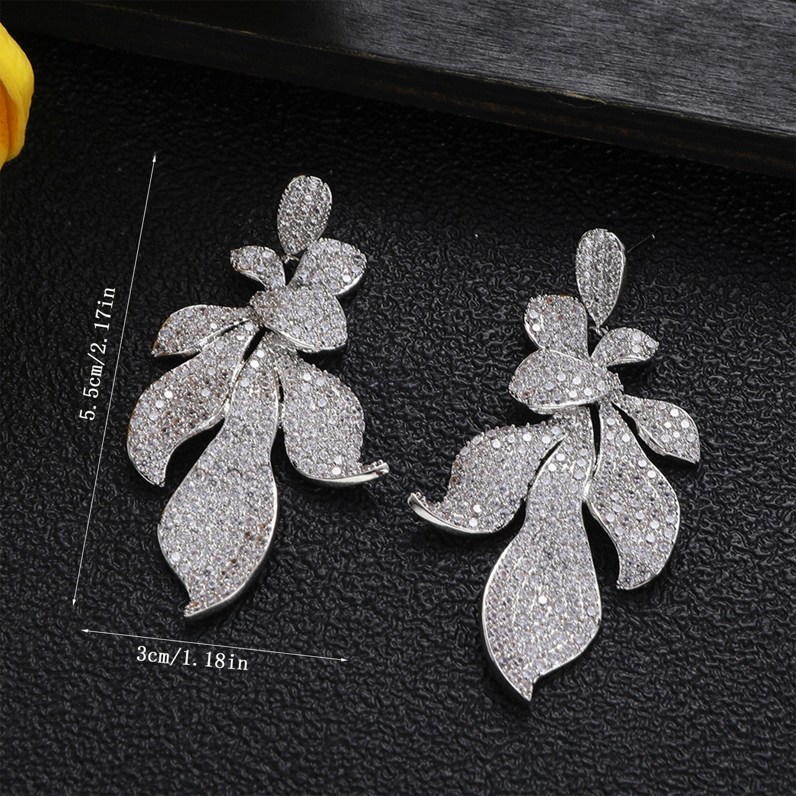 Naija Engagement Earrings Womens Wedding Party Dubai Bridal Jewelry Boucle doreille Womens Gifts 241112ww