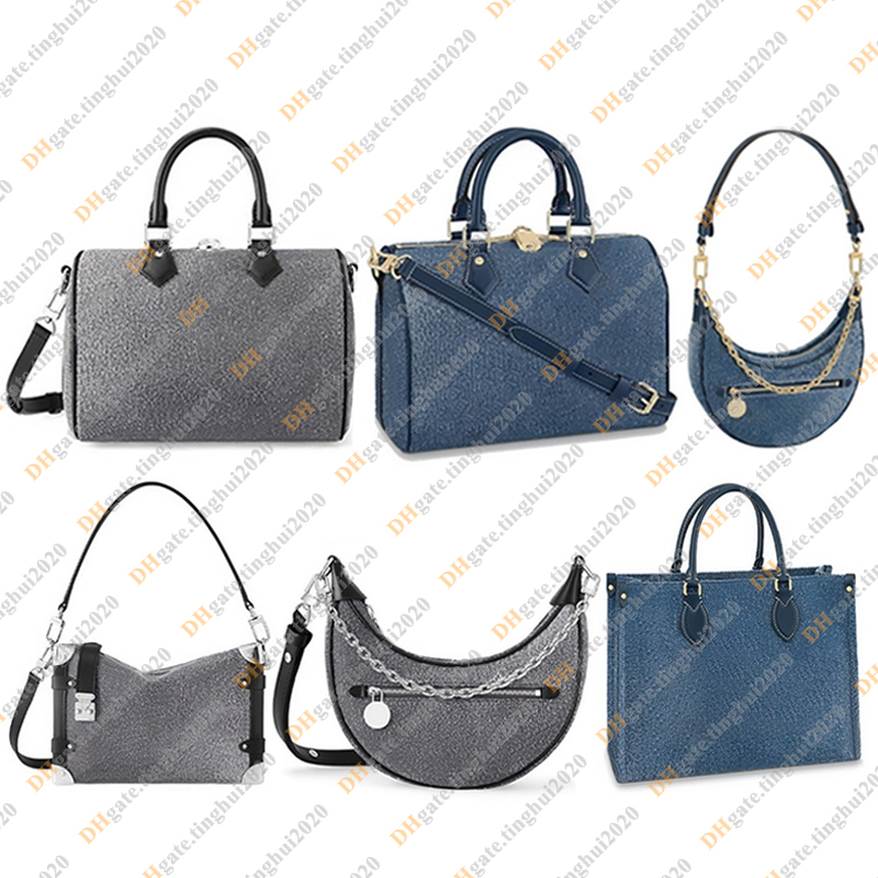 Ladies Fashion Casual Designe Luxury Denim Bag Shoulder Bag Crossbody Handbag Totes TOP Mirror Quality M81166 M21752 M59609 M21464 M21460 M59608 M59611 Pouch Purse