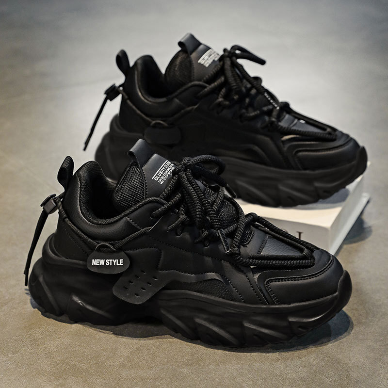 TOP Designer Men's Shoes 2025 Spring New Youth Trendy Sports Versatile Casual Shoes Thick Sole Height Increasing Agan Dad Sneakers 0e