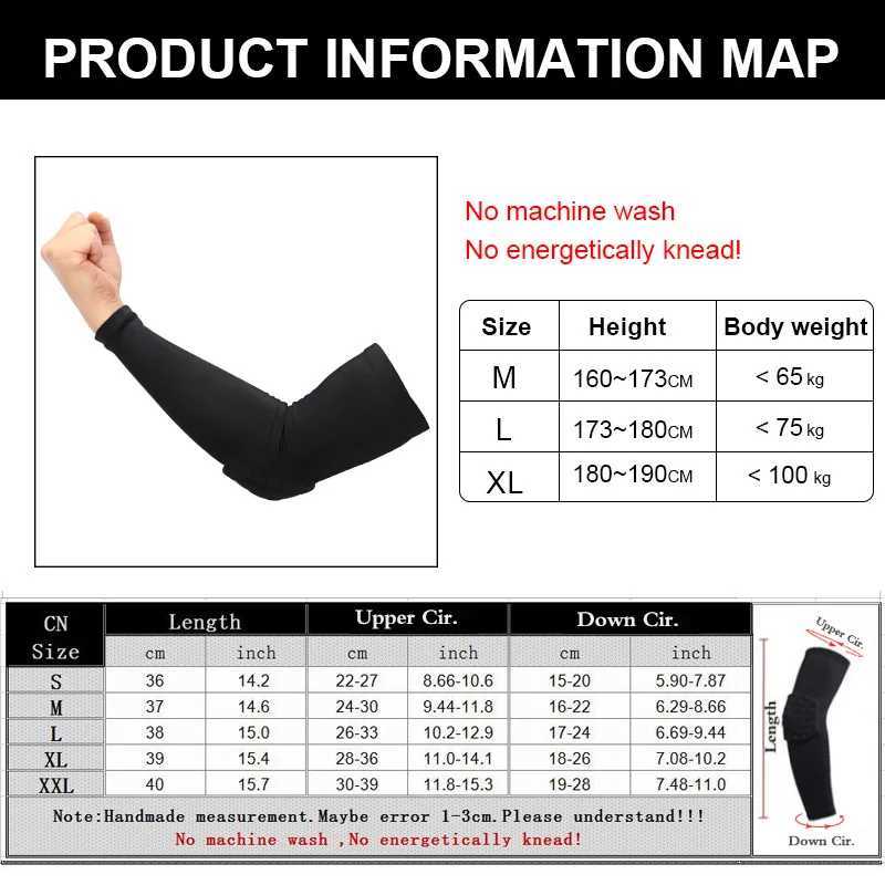 1pc arm sleeve armband elbow support Basketball Arm Sleeve Breathable Football Safety Sport Elbow Pad brace protector J250917