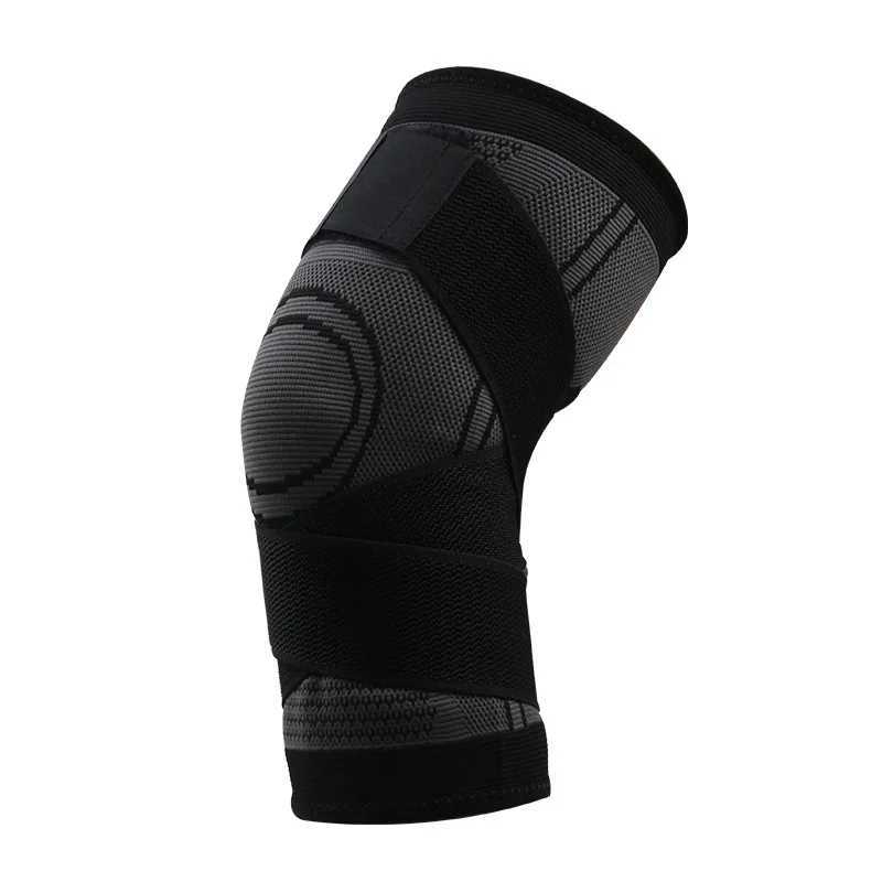 2PCS Knee Pads Sports Pressurized Elastic Kneepad Support Fitness Basketball Volleyball Brace Medical Arthritis Joints Protector J250917