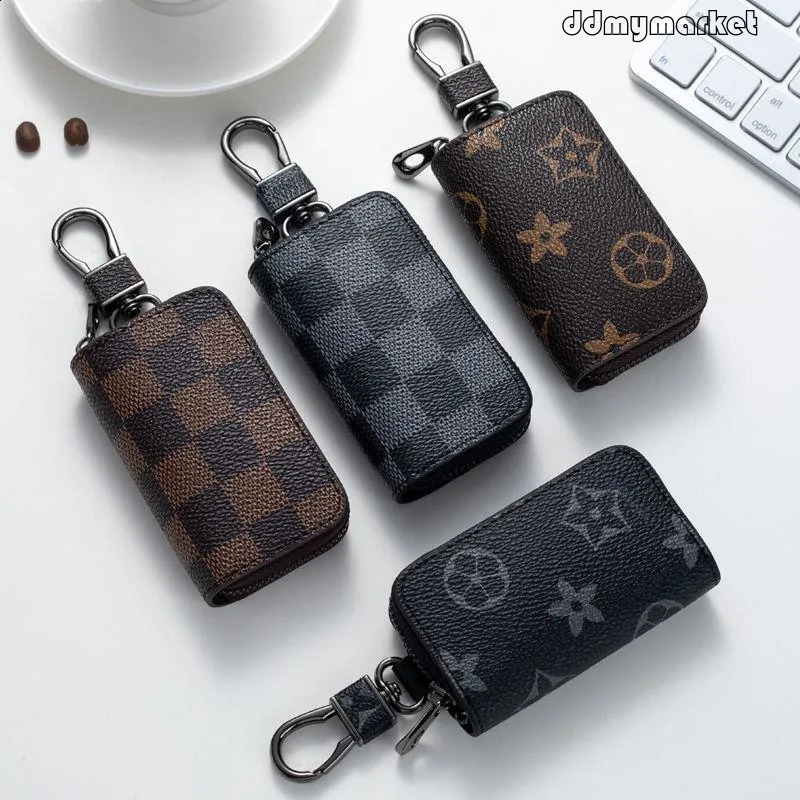 Leather Car Case - Compact Multi-Functional Key Bag for Men, High-End Design, Large Capacity ddmymarket