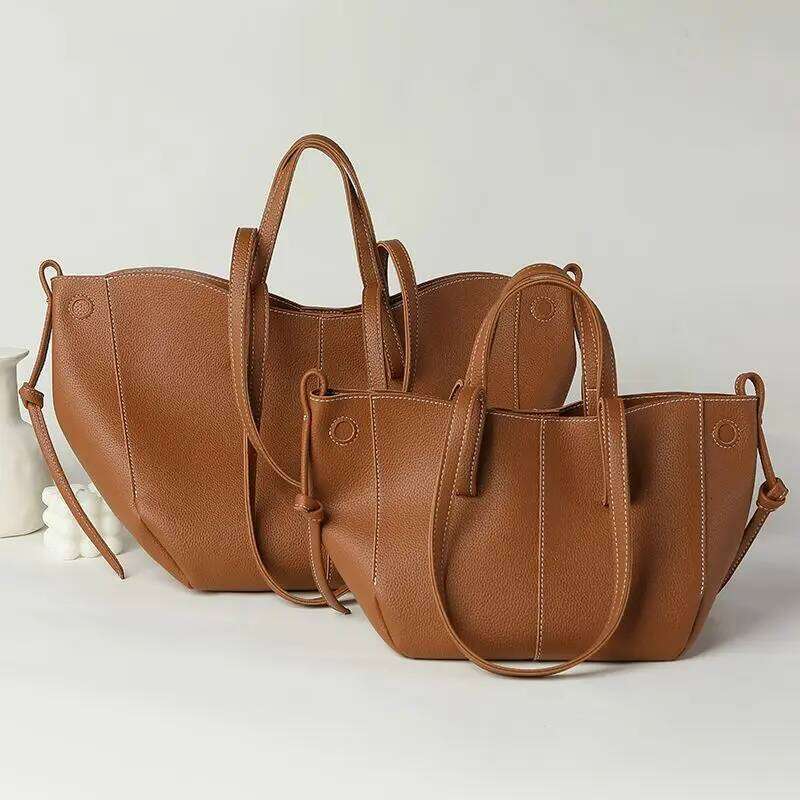 Designer bag 52 Fashion Brand Retro Tote for Women French Niche Design Handbag PU Leather Composite Large Capacity Underarm Shoulder Bag