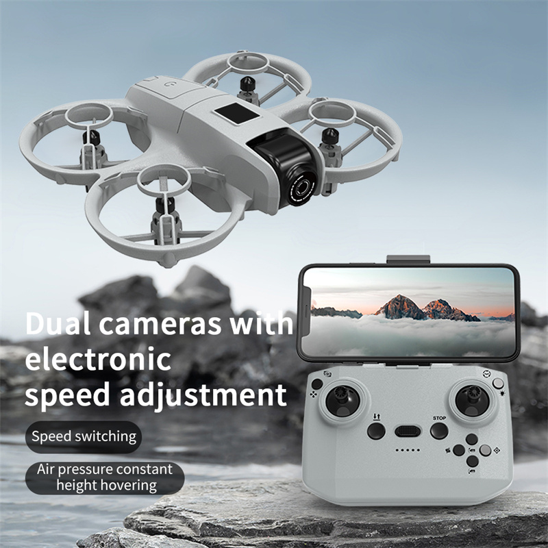 New V2 Drones WiFi Height Maintaining Fixed Height Aerial Photography Helicopter Foldable Quadcopter Mini Professional HD Dual Camera Drone Gift