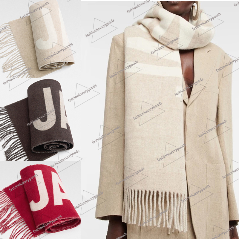 Winter Designer Scarf Luxury Women Letter Multi-Pink Beige Black Gray Echarpe Luxe Scarves Designer Scarf Cashmere Luxury Scarf Women Men 100% Wool Scarf