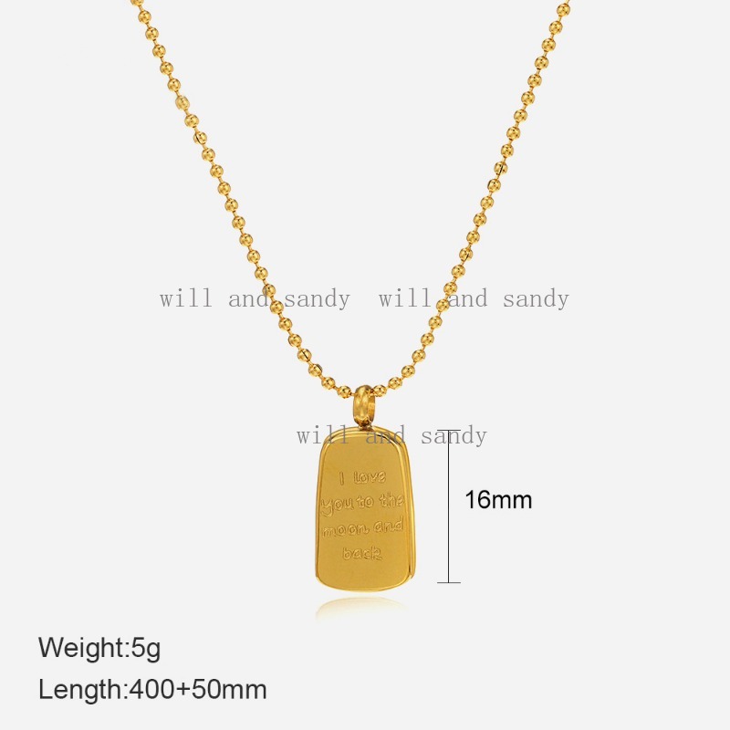 Non Tarnish 18k Gold Necklace for women Designer Jewelry Stainless Steel Heart Moon Flower Flower Star Charm Necklaces Fashion Jewelry