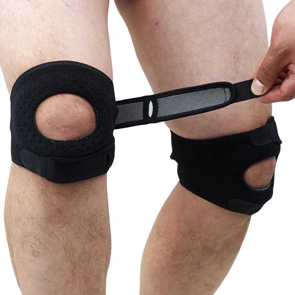 Open Patella Support Adjustable Patella Knee Support Strap for Injuries Running Sports and Workouts J250917