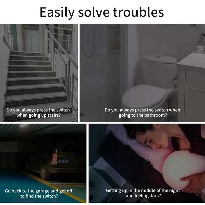 124pcs LED Bulb Sound Light Control E27 220V LED Light Bulbs for Garage Garden Stairs Pathway Corridor Light Sensor Bombillas C250917