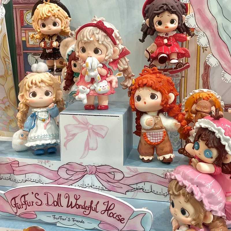 Heyone Fur FurS Doll Blind Box Fourth Generation Wonderful House Series Handmade Doll Kawaii Action Desktop Ornament Toys Gift C250917