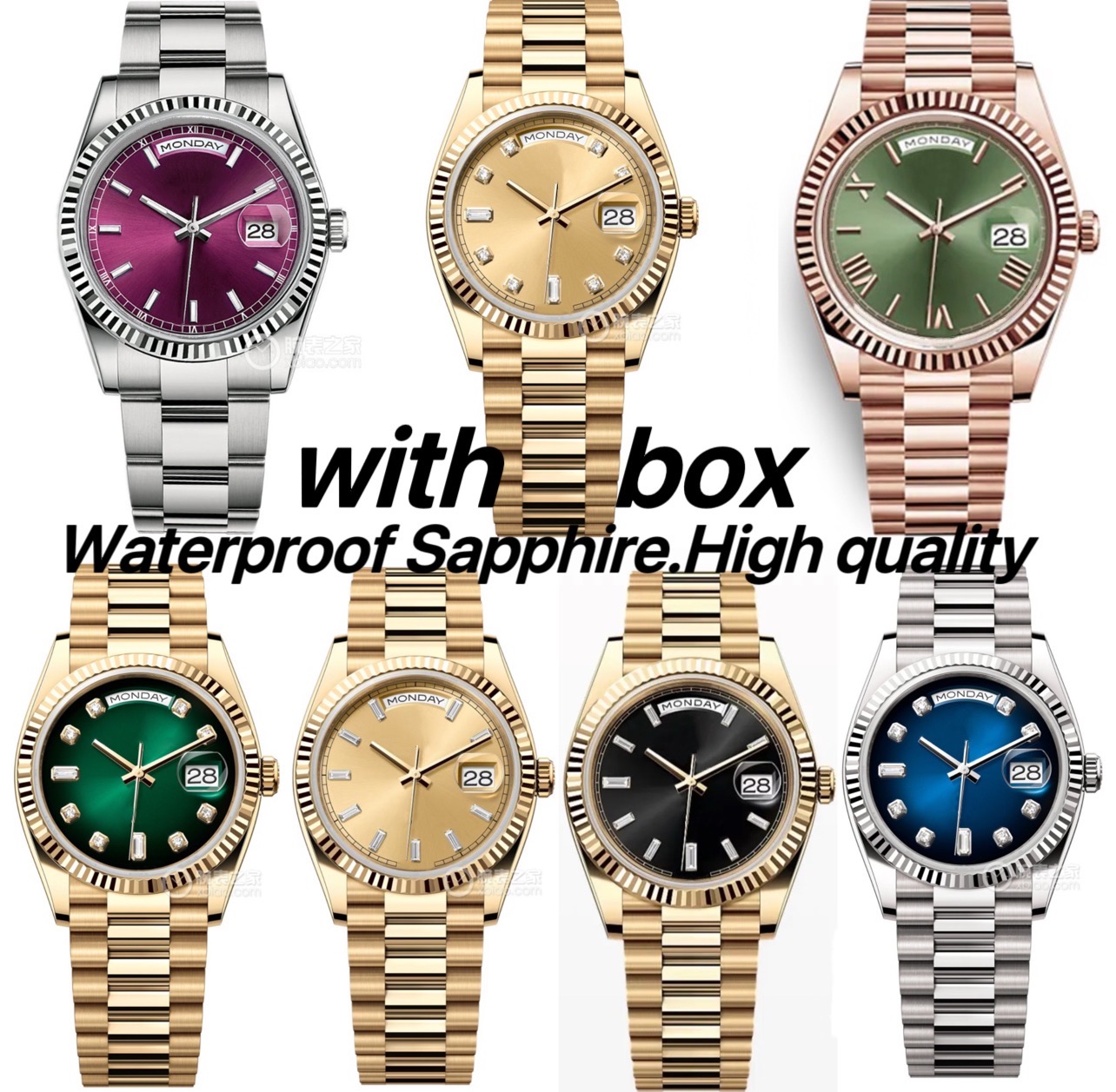 mens watch classic luxury designer mechanical watch automatic movement stainless steel strap 41MM/36MM night glow waterproof sapphire glass fashion watch