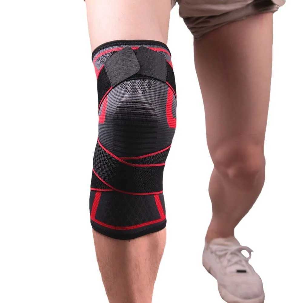 1 Piece Knee Pad Nylon Sport Knee brace Running Fitness Weightlifting Cycling Basketball Outdoor Knee Joint Compression J250917
