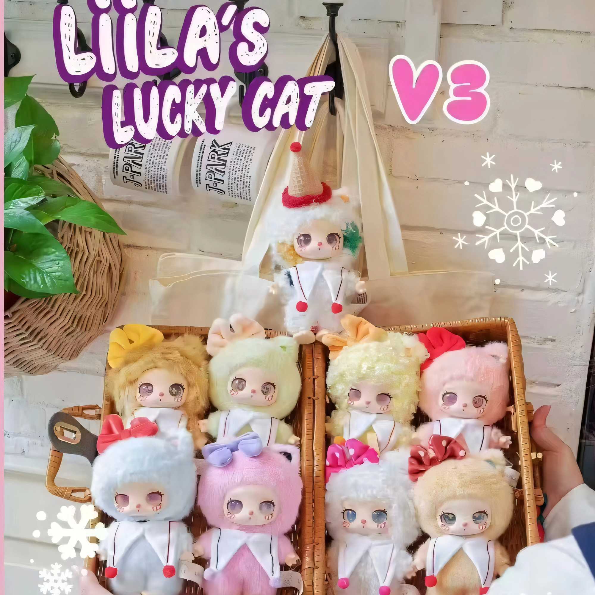 Genuine Lilia Cat V3 Series Blind Box Backpack Pendant Collection Model Mysterious Box Cute Creative Design Girl Gift Toy C250917