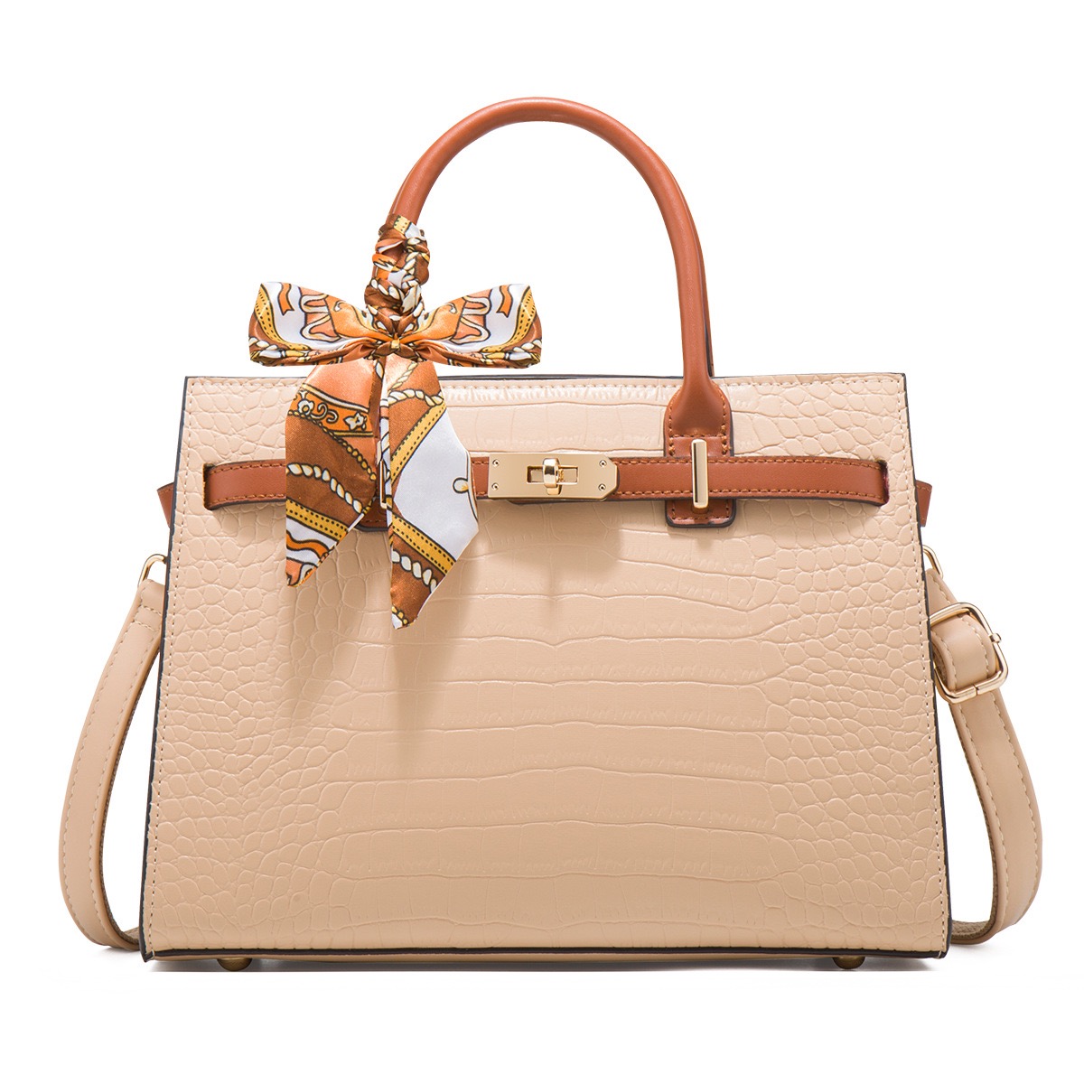 Bag advanced sense PU leather high quality new atmospheric large capacity women's handbag commute essential crossbody