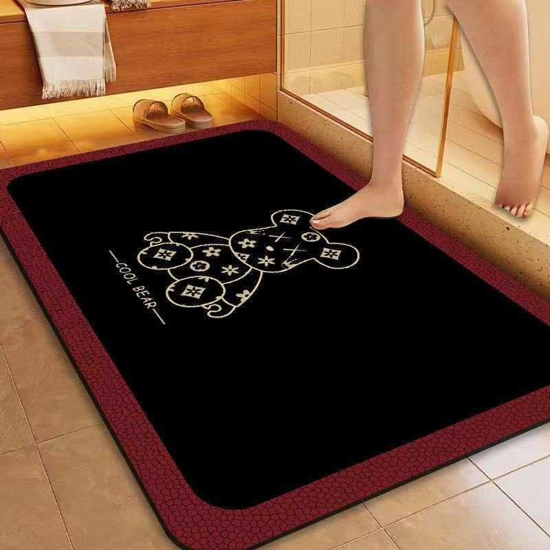 HighEnd Diatomaceous Earth Bathroom Mat Home Entryway Foot Mat Bathroom Toilet WaterAbsorbent QuickDry Foot Mat C250917