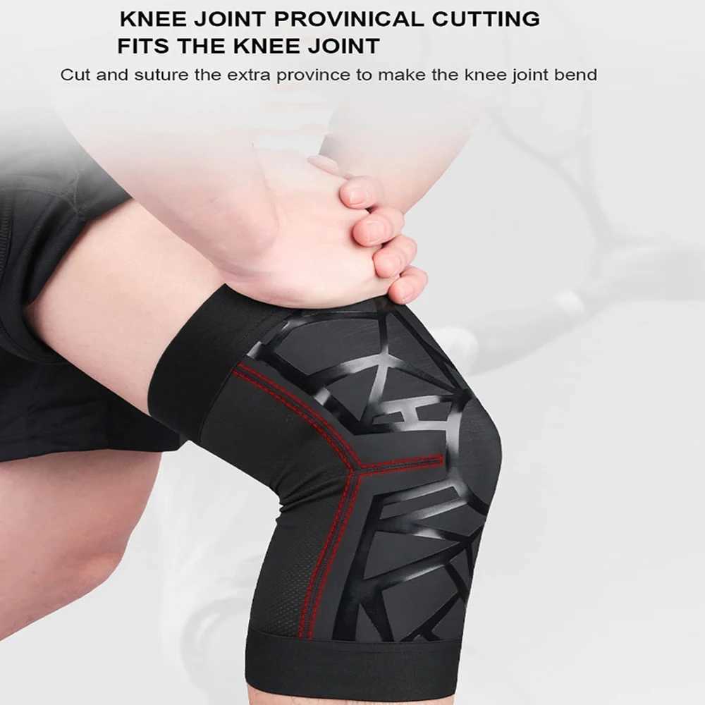 1Pcs Knee Compression Sleeve Brace Support for Knee Pain for Men Women Running Basketball Volleyball Weightlifting Gym J250917