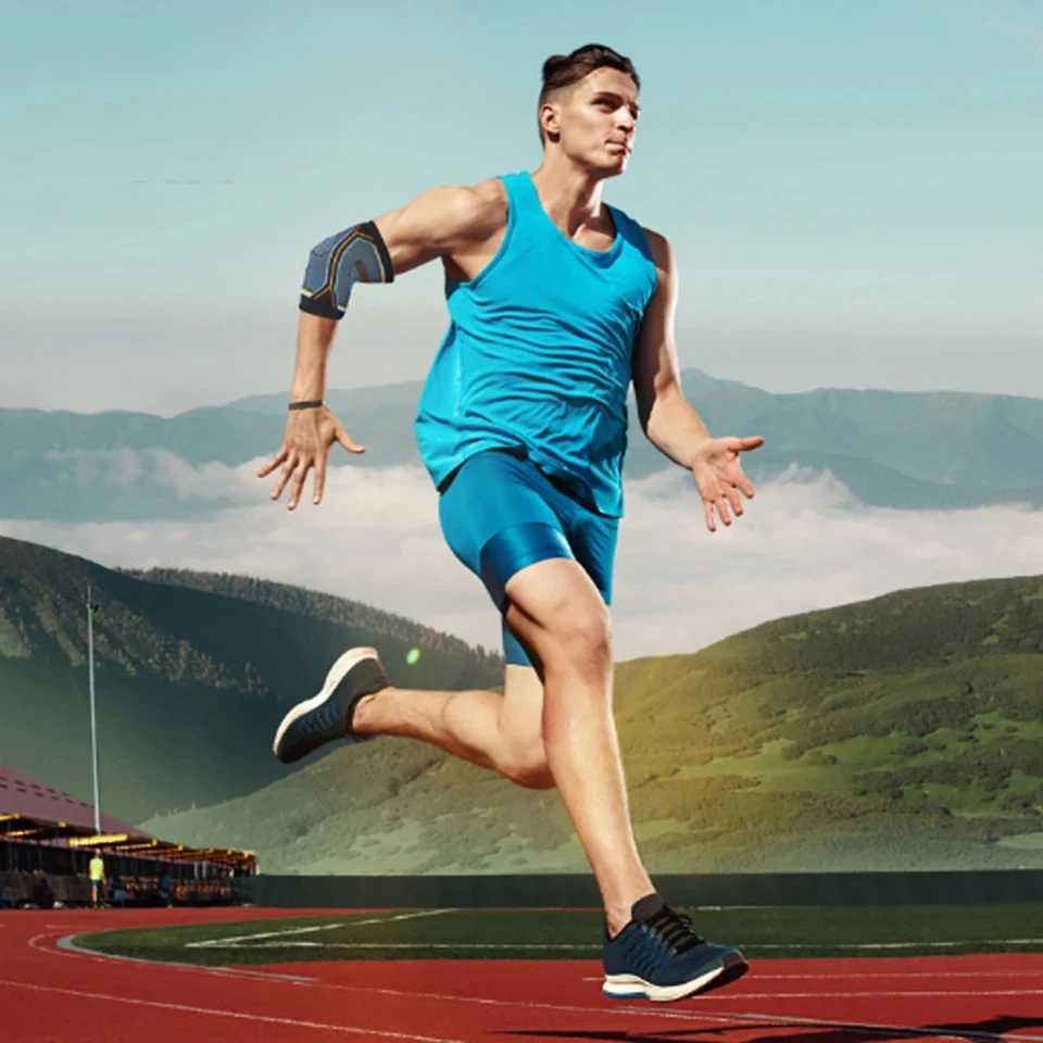 LOOGDEEL 1Pcs Sports Knit Elbow Brace Weightlifting Compression Support Reduce Tennis Golfers Elbow Golfers Elbow Pain Relief J250917