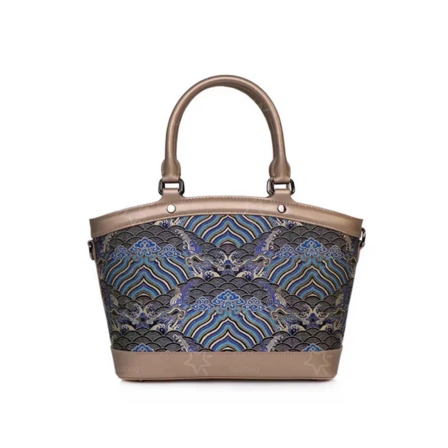 Designer Bags Designer Woman Bag Luxury Bag Chinese-Style Silk Cloud Brocade Handbag Vegetable Basket Crossbody Bag Crossbody Bags High Quality Should