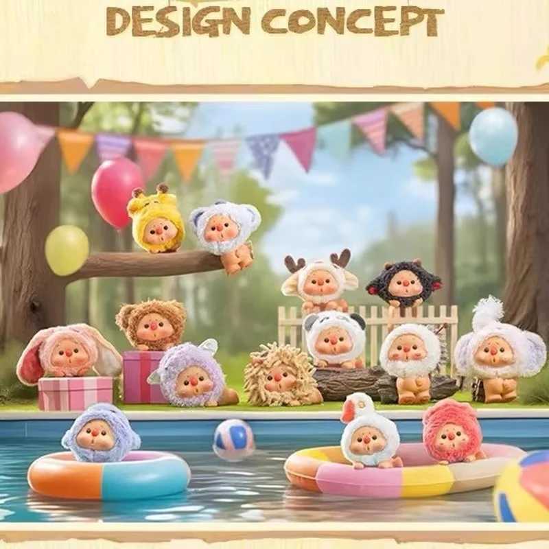 Genuine OYO Animal Party Series Blind Box Caja Ciega Mini Cute Beads Kawaii Toy Figure Phone Pendant Girls Gift Desktop Decorati C250917