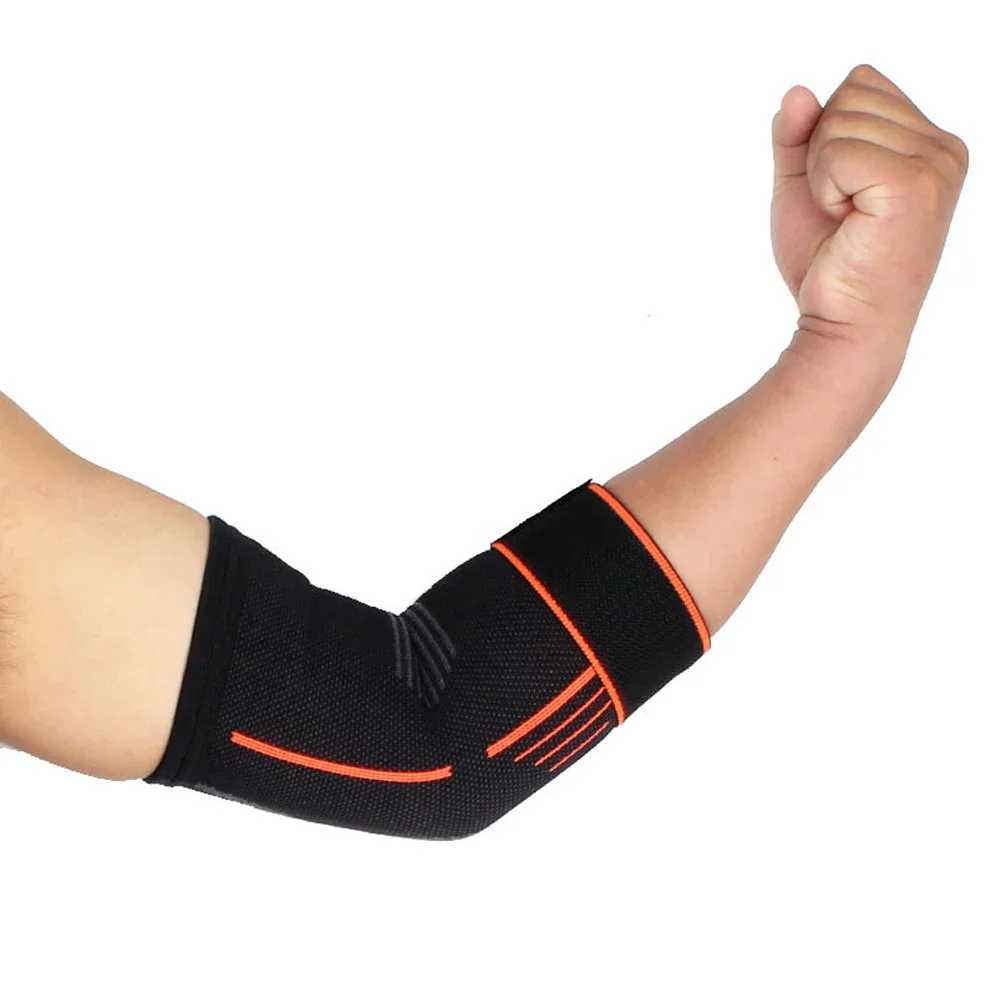 1PCS Elastic Elbow Brace Arm Sport Support Elbow Sport Safety Cotoveleira Breathable Arm Sleeve Elbow Pads Compression Coderas J250917