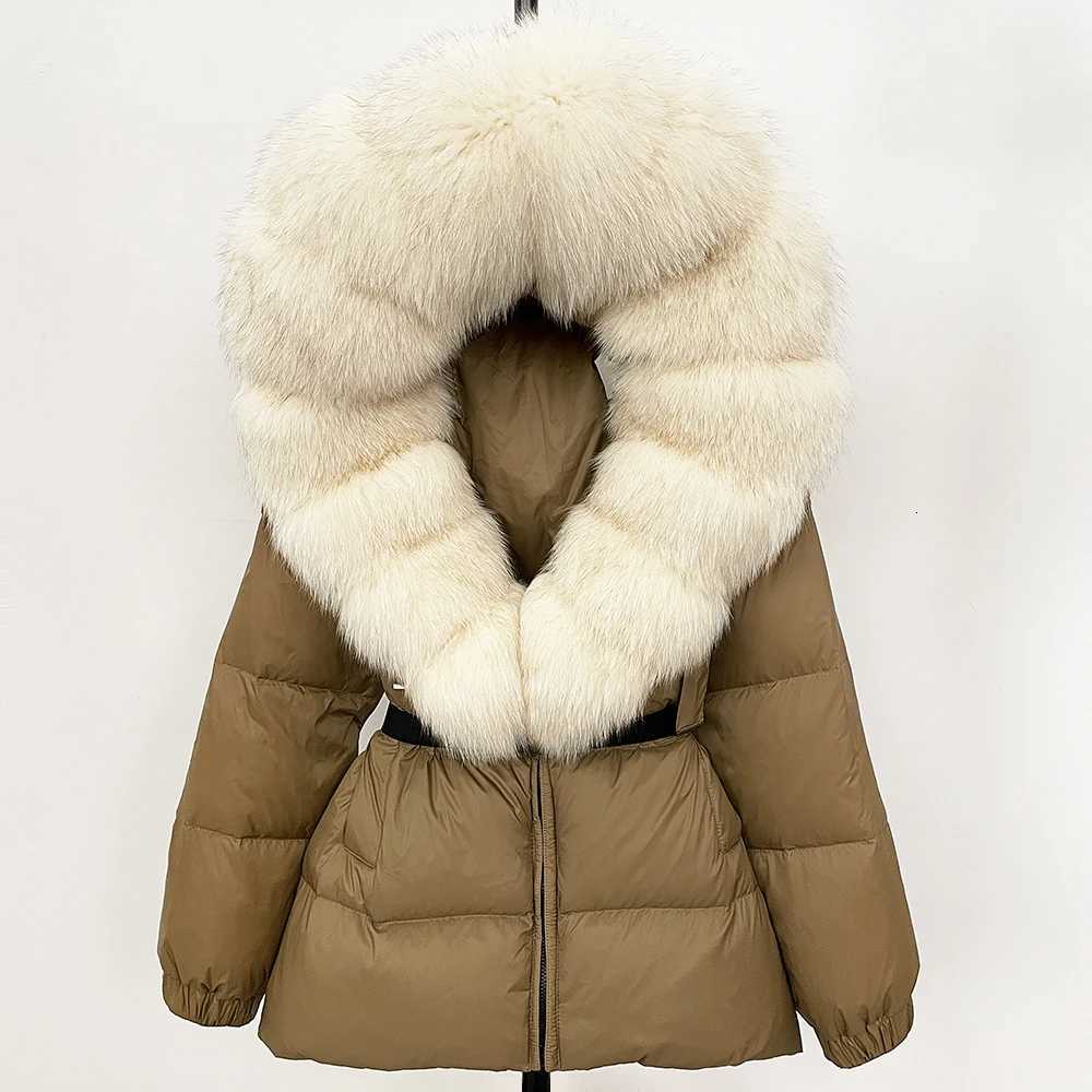 OFTBUY 2025 Winter Clothing Puffer Jacket Women Real Fur Hooded Thick Warm 90 White Duck Down Coat Female Parkas Waterproof W250917