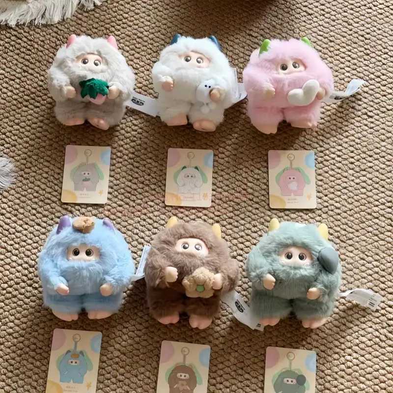 New Genuine Fluffy Monster Marshmallow Dream Series Kawaii Vinyl Plush Blind Box Mystery Box Doll Room Decor Toy Birthday Gifts C250917