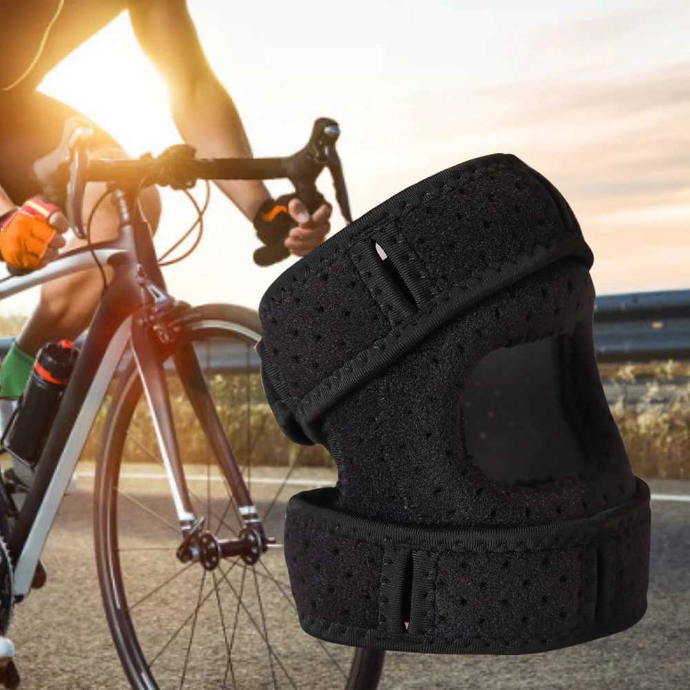 1Pcs Adjustable Dual Patella Knee Straps Knee Brace Patella Stabilizer for Knee Pain Relief Running TennisJumpingTendonitis J250917