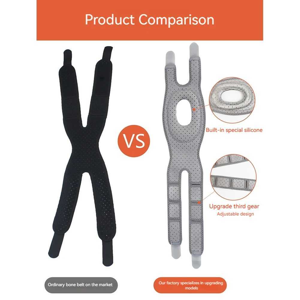 Open Patella Support Adjustable Patella Knee Support Strap for Injuries Running Sports and Workouts J250917