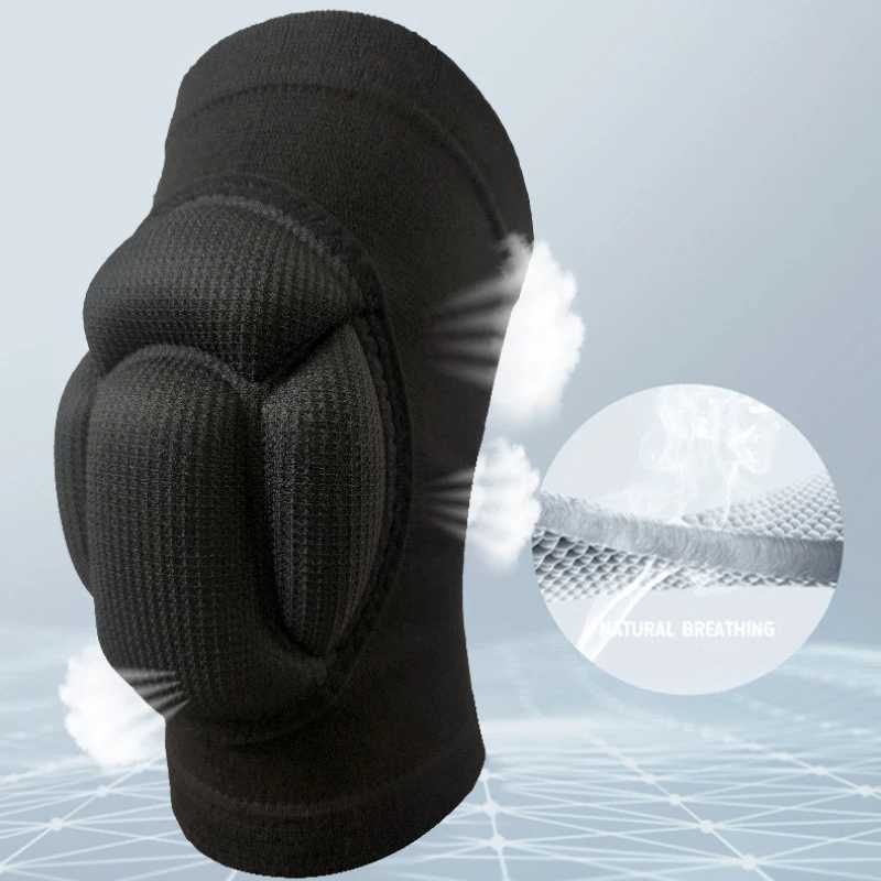 1pair Knee Pads Sports Knee Pads Anticollision Thickened Sponge Kneepads Brace Support for Gym Basketball Volleyball Dancing J250917