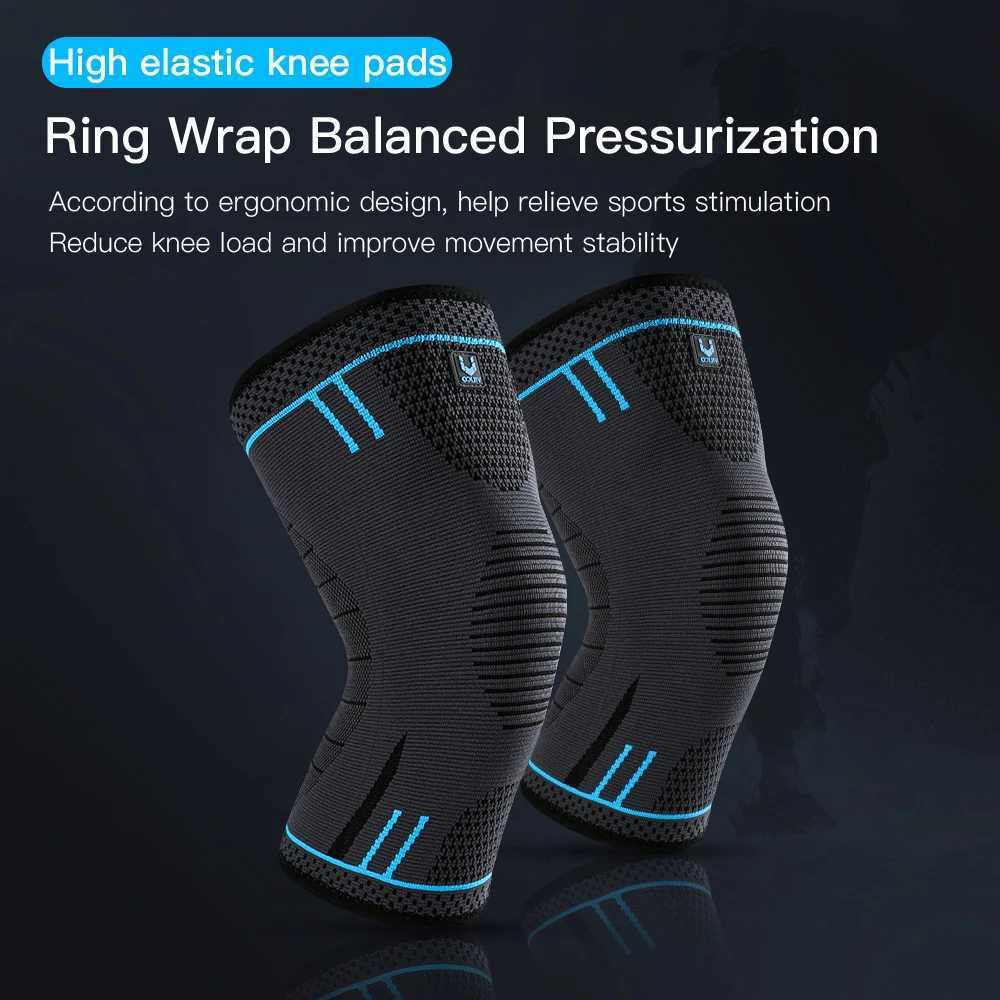 Knee Pads For Men And Women Running Basketball Sports Knee Pads For Mountaineering NonSlip Knitting Breathable Knee Pads J250917