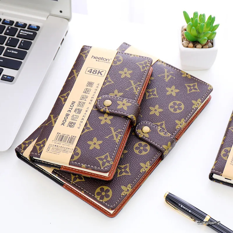 Wholesale Diary Book A5 Fashion B5 Notebook Hard Surface Copy 25K Notepad Small Portable A6 Office With Buckle Business 250818 ddmylovely