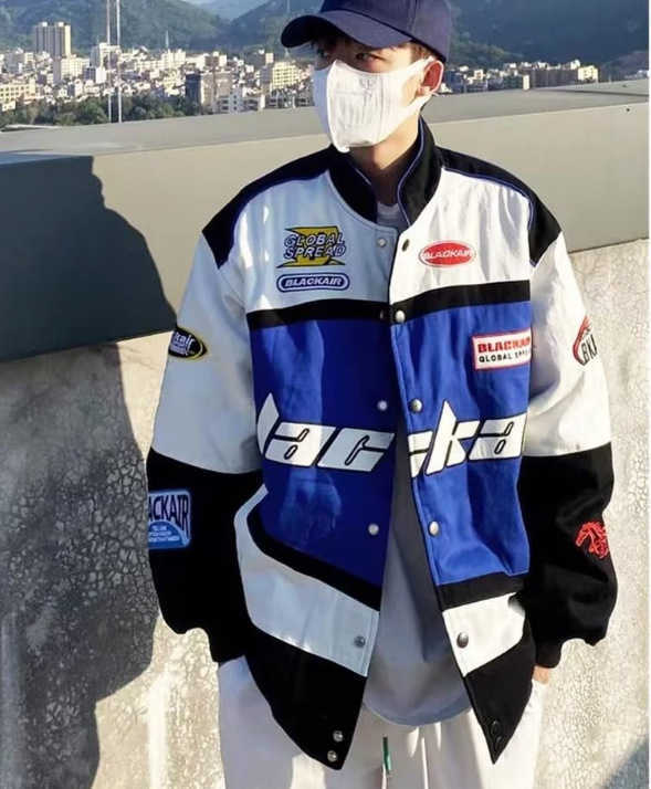 Men's Jackets 2024 US Opening Ceremony Team Uniform Super Large Mens and Womens Bomber Jackets Fashion Autumn and Winter Cotton Jackets J240909