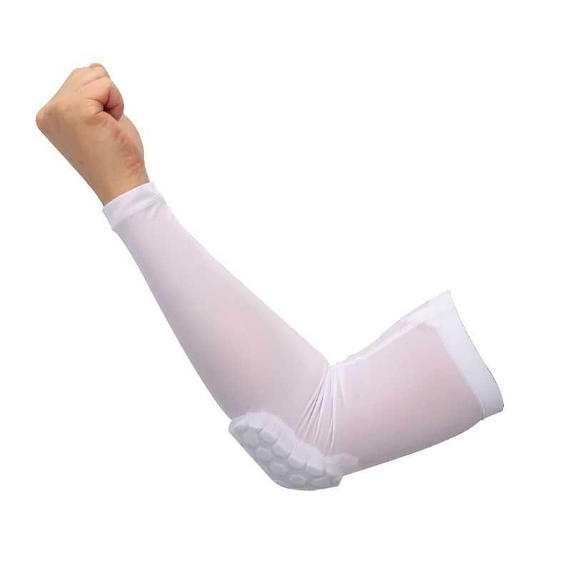 1pc arm sleeve armband elbow support Basketball Arm Sleeve Breathable Football Safety Sport Elbow Pad brace protector J250917