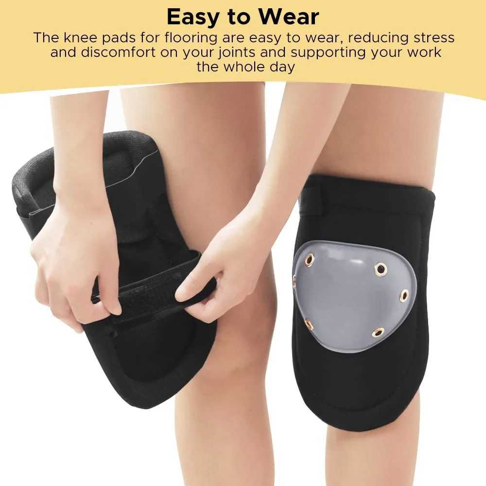 Professional Knee Pads Men Floor Work Durable Construction Adjustable Knee Pads for Flooring Gardening Cleaning Constructing J250917