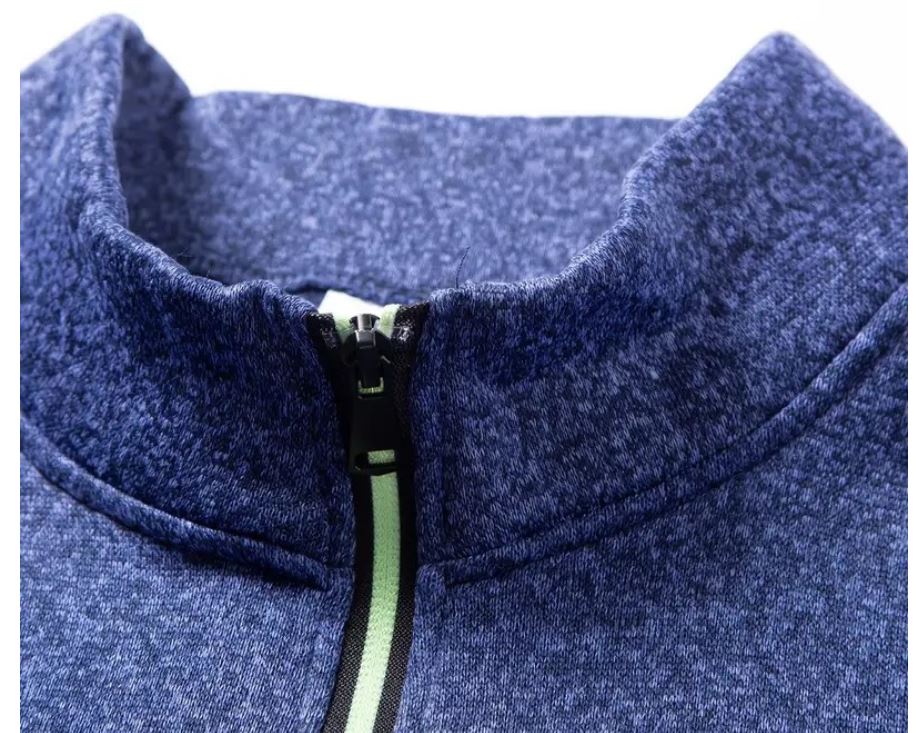 Men's Hoodies Quarter Zip Up Sweaters Slim Fit Lightweight Mock Neck Pullover Casual Half Turtleneck Knitted Outdoor Streetwear