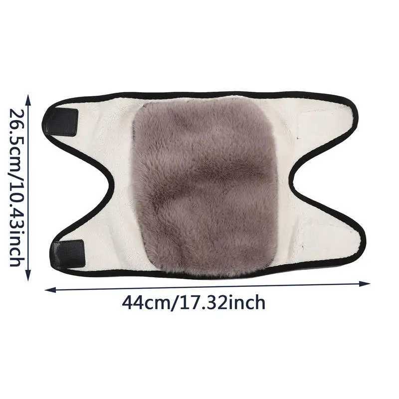 1PC Winter Warm Knee Pads for Women Leg Warmers Men Old People Cold Leg Arthritis Kneepad Knee Support Rabbit Fur Knee Protector J250917