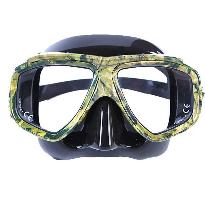 Customize Myopia Diving Mask Snakeskin Anti Fog for Spearfishing Gear Swimming Masks Googles Nearsighted Lenses Shortsighted J250917
