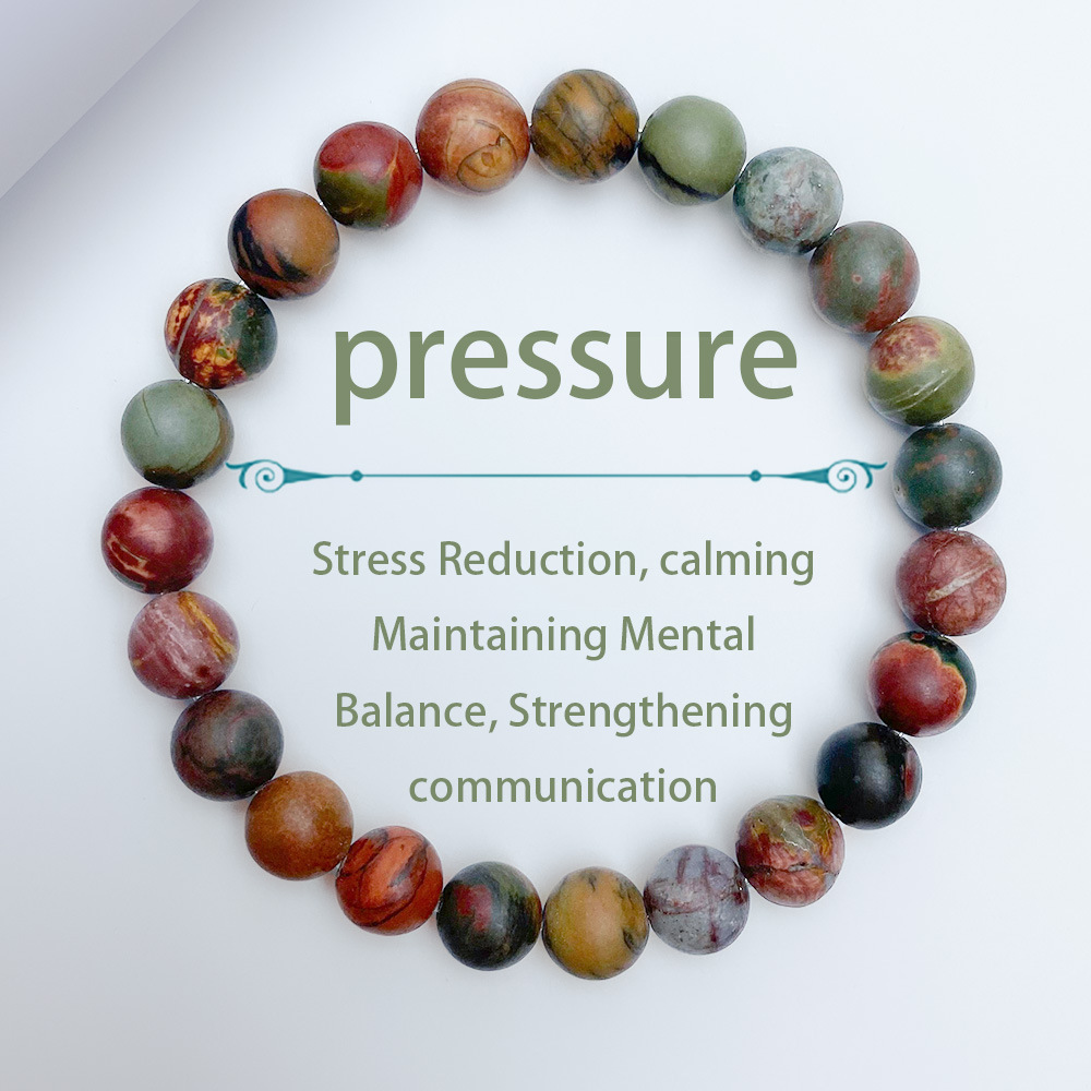 Designer Jewellery High Quality Earth Toned Multi Gemstone Healing Bracelet for Daily Wear and Gifting Natural Style Jewelry Textured Accessory