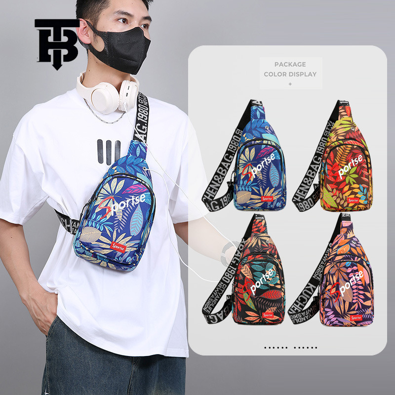 Designer Bag Cross-border Source Unisex Chest Bag Single Shoulder Crossbody Bag Luxury Bag 2025 New Style Personality Trendy Cycling Bag Casual Small 