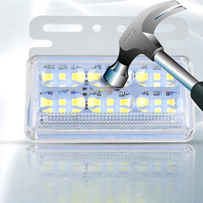 Manufacturer's direct supply of truck side lights LED high brightness ground illumination 12v24 truck trailer wide waist lights turn signal tire 