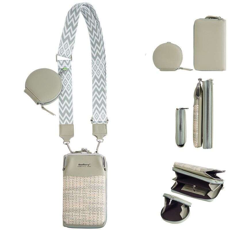 Best Selling Designer Bag Cssbody For Women, High-End Feel, Mini Shoulder Bag, New Woven Color-Block Phone Pouch, PU Mother-Daughter Bag