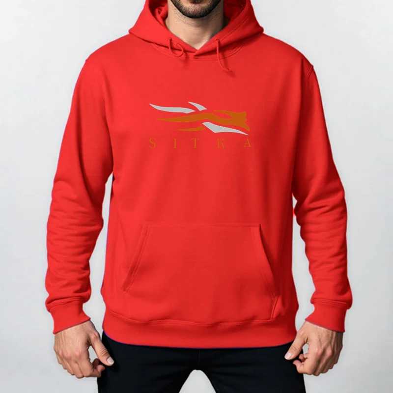 2025 New SITKA Letter Printed Sweatshirt Men Street Oversize Autumn Hooded Hipster Soft Hoodies Hip Hop Warm Sportswears L250917